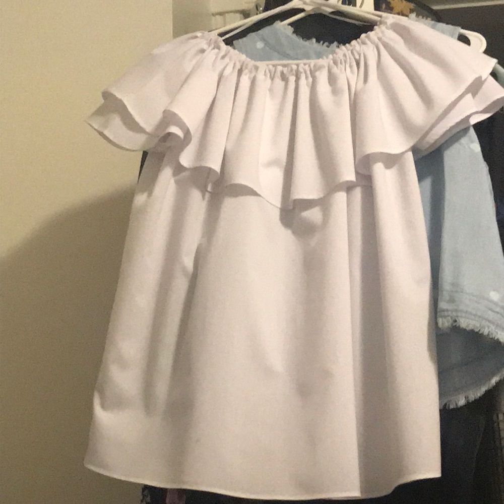 Off the shoulder shirt